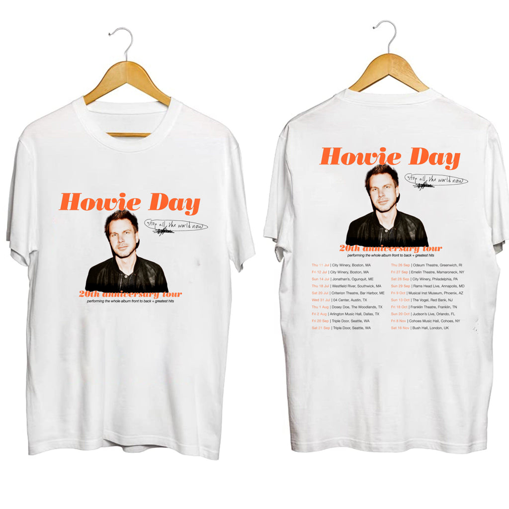 Howie Day Tour 2024 Shirt Howie Day Merch Music Lover Gifts For Him - Gypsysystersgift