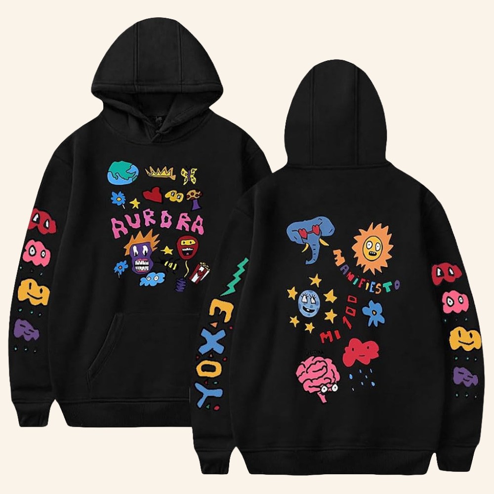 Humbe Merch Aurora Black Hoodie Gift Ideas For Music Lovers - Gypsysystersgift