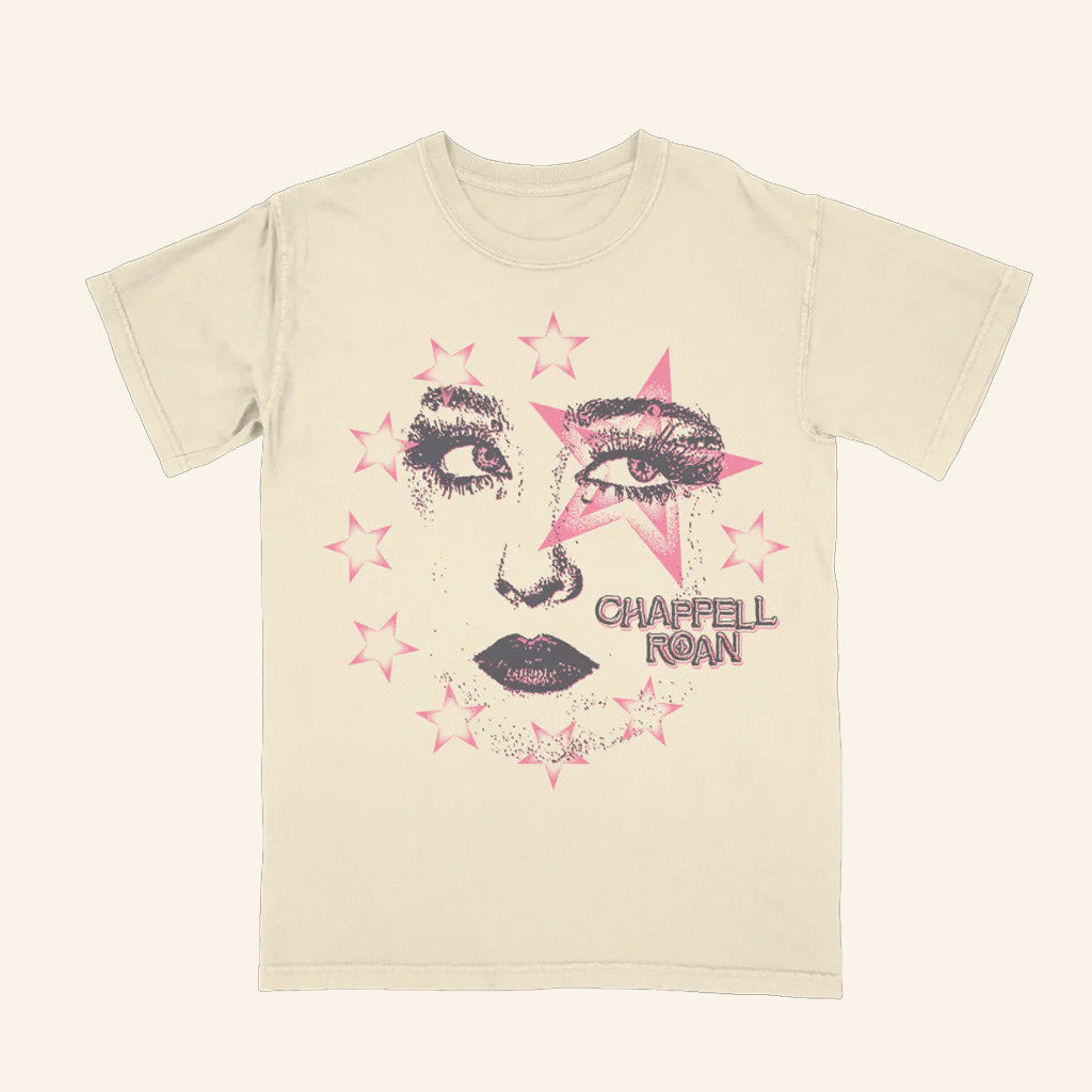 I Am Chappell Roan Merch Star Face T-Shirt Chappell Roan Shirt Best Christmas Gifts For Her - GypsysystersGift