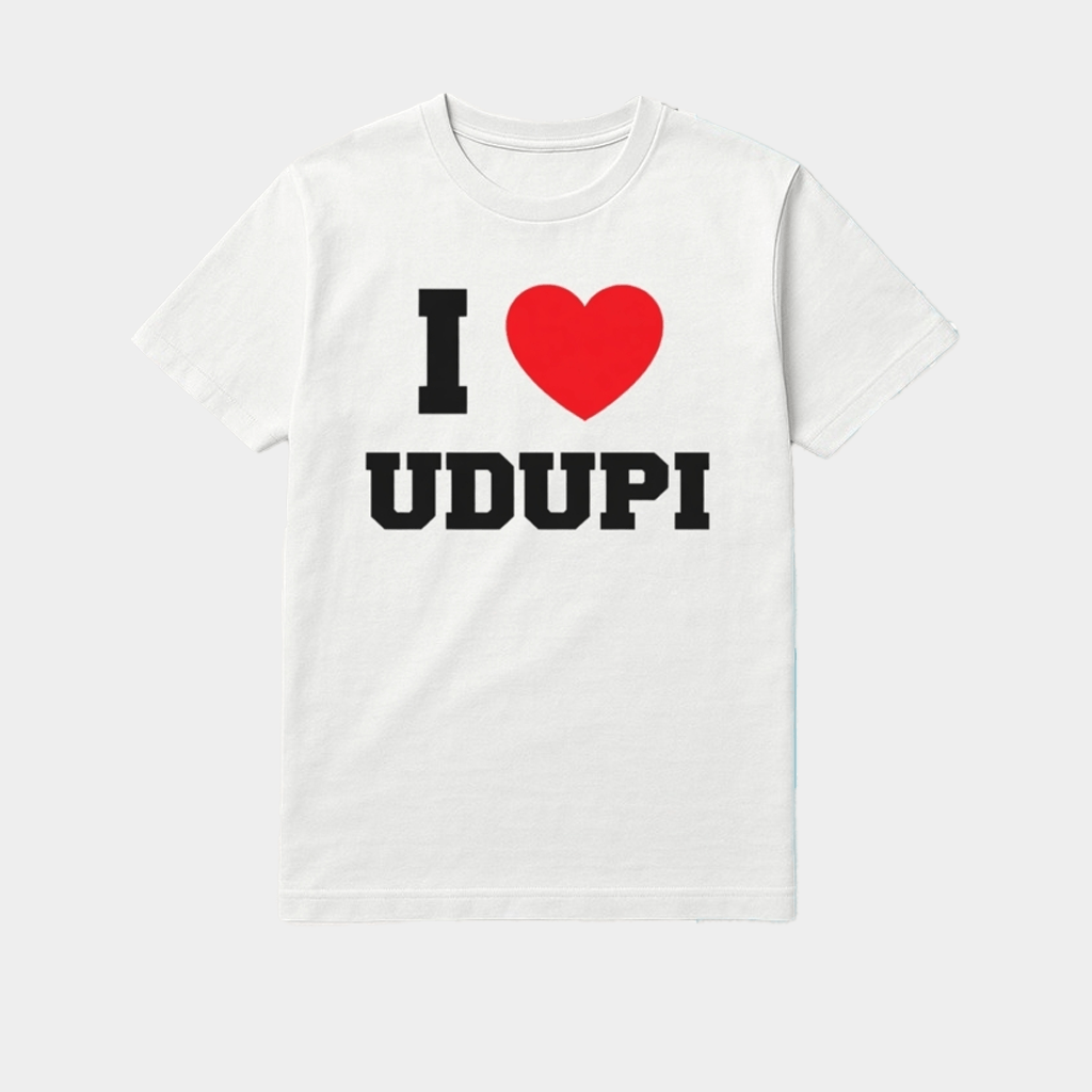 I Heart Udupi Shirt Birthday Present For Him Her - GypsysystersGift