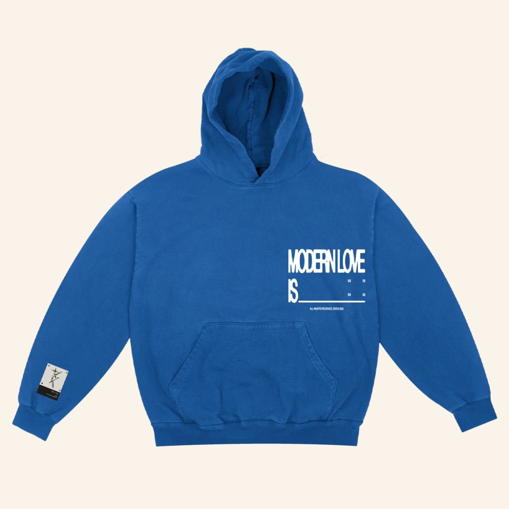 Iameden Merch Modern Love Blue Hoodie EDEN Merch Christmas Presents For Him - Gypsysystersgift