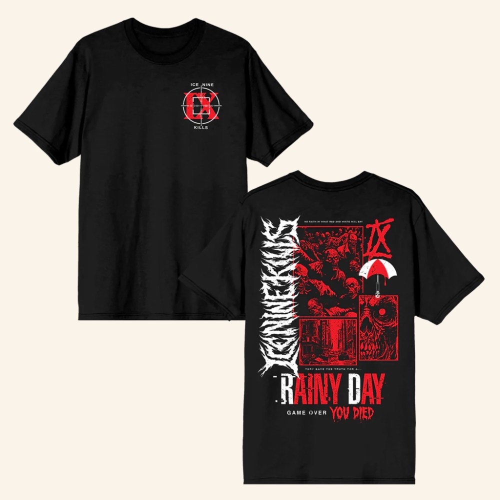 Ice Nine Kills Merch Rainy Day T-Shirt Music Lover Gifts For Him - GypsysystersGift