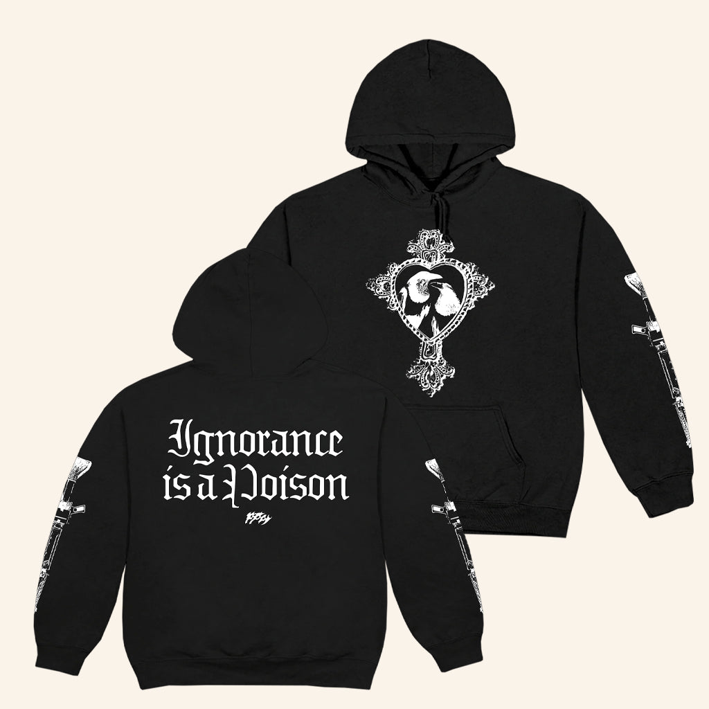 Impoppy Merch Ignorance Is A Poison Hoodie Christmas Gift Ideas For Her - Gypsysystersgift