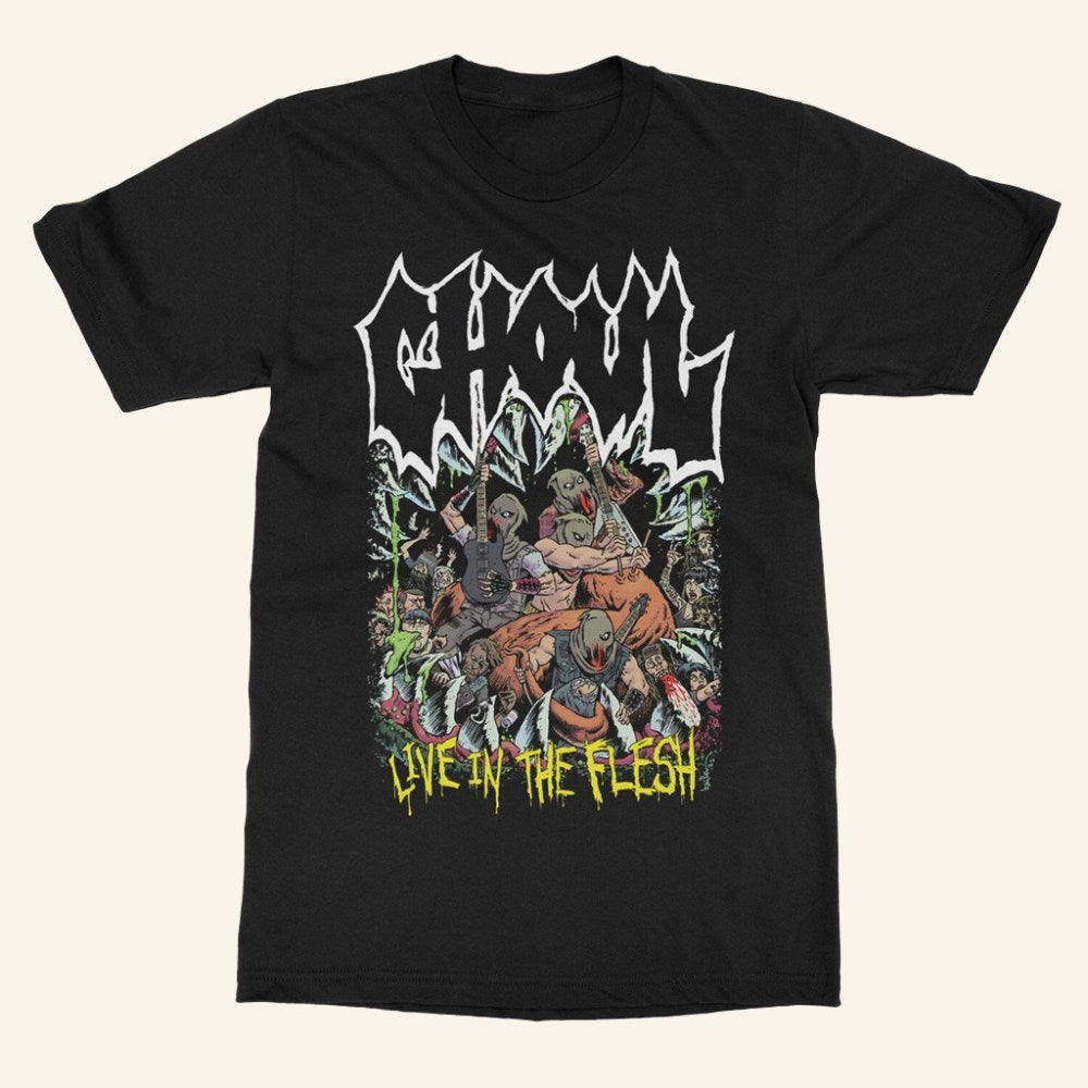 Indiemerch Merch Ghoul Live In The Flesh T-Shirt Unique Gifts For Him - GypsysystersGift