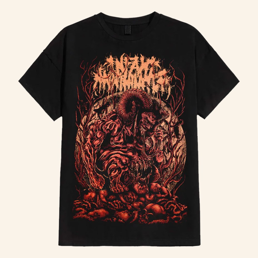 Infant Annihilator Merch Chewer T-Shirt Black Music Lover Gifts For Him - GypsysystersGift