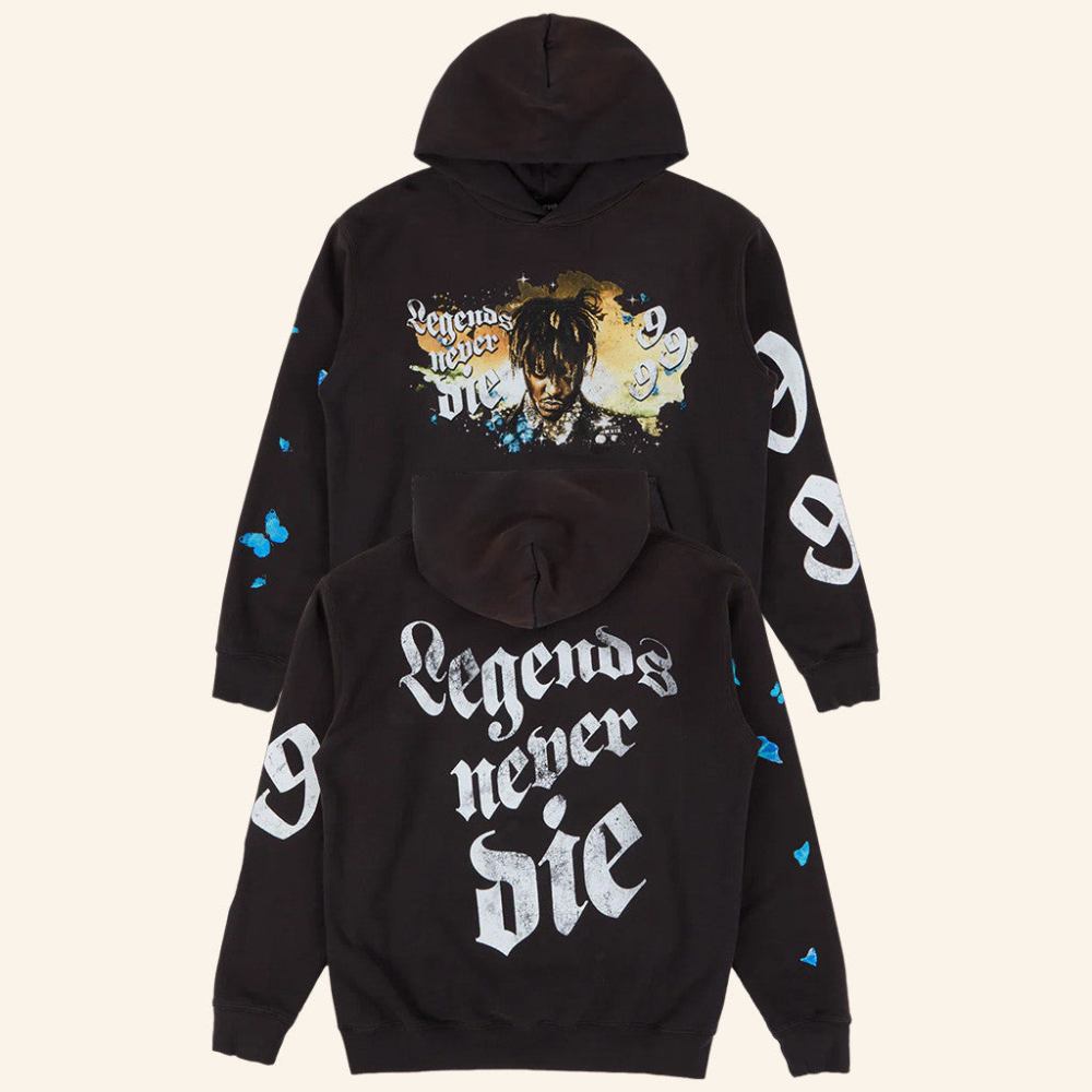 Interscope Records Merch Juice Wrld Legends Never Die Hoodie Gifts For Him - Gypsysystersgift