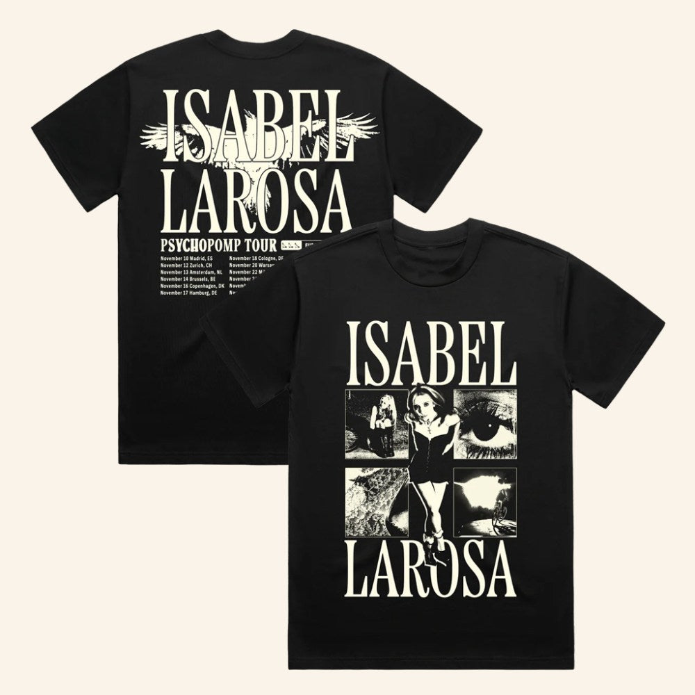 Isabel Larosa Merch Psychopomp Tour Black T-Shirt Gifts For Music Fans - GypsysystersGift
