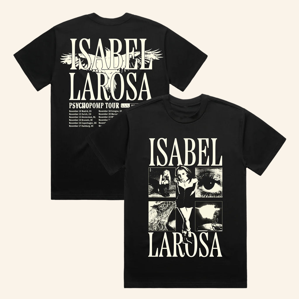 Isabel Larosa Merch Psychopomp Tour Black T-Shirt Gifts For Music Fans - GypsysystersGift