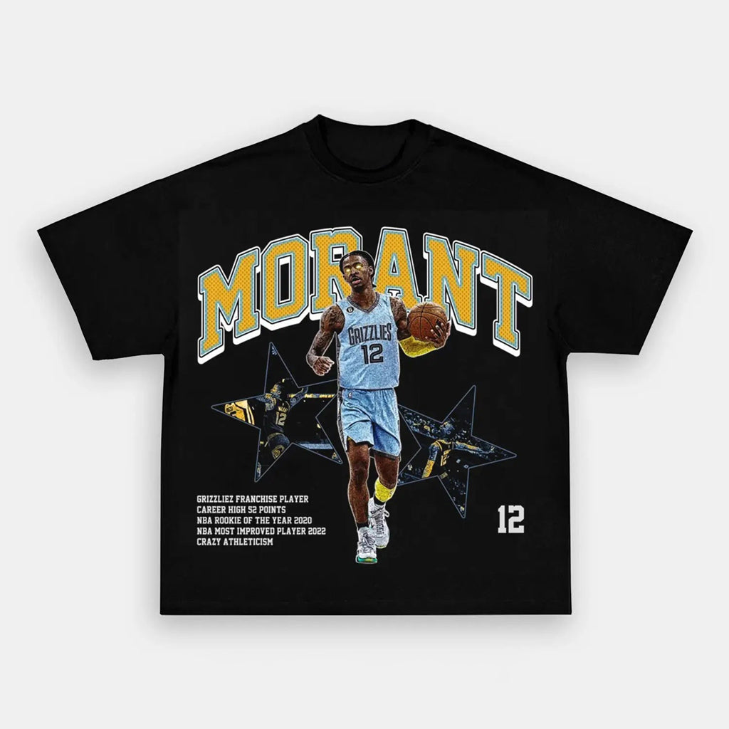 Ja Morant Graphic T-Shirt Basketball Lovers Birthday Present For Him - Gypsysystersgift