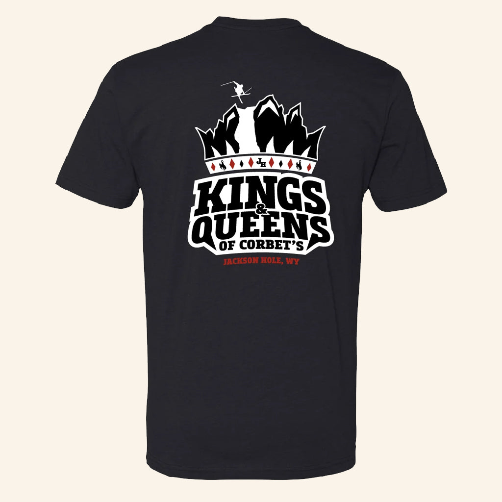 Jackson Hole Merch Kings And Queens Of Corbet's Jackson Hole WY T-Shirt Gifts For Friend - GypsysystersGift