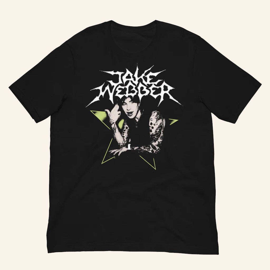 Jake Webber Merch Jake Webber Star Black T-Shirt Music Lover Gifts For Him - Gypsysystersgift