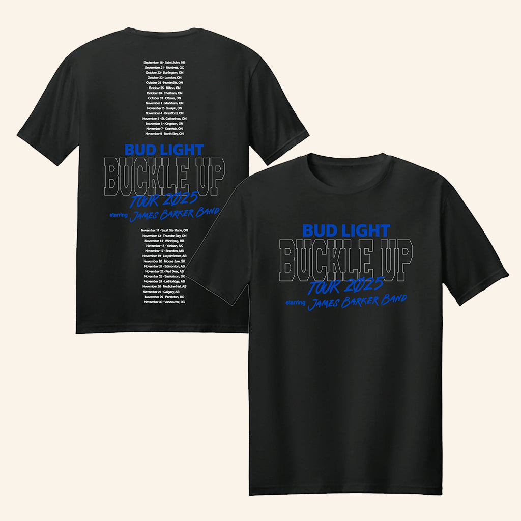 James Barker Band Merc Buckle Up Tour T-Shirt Music Related Gifts For Guys - GypsysystersGift