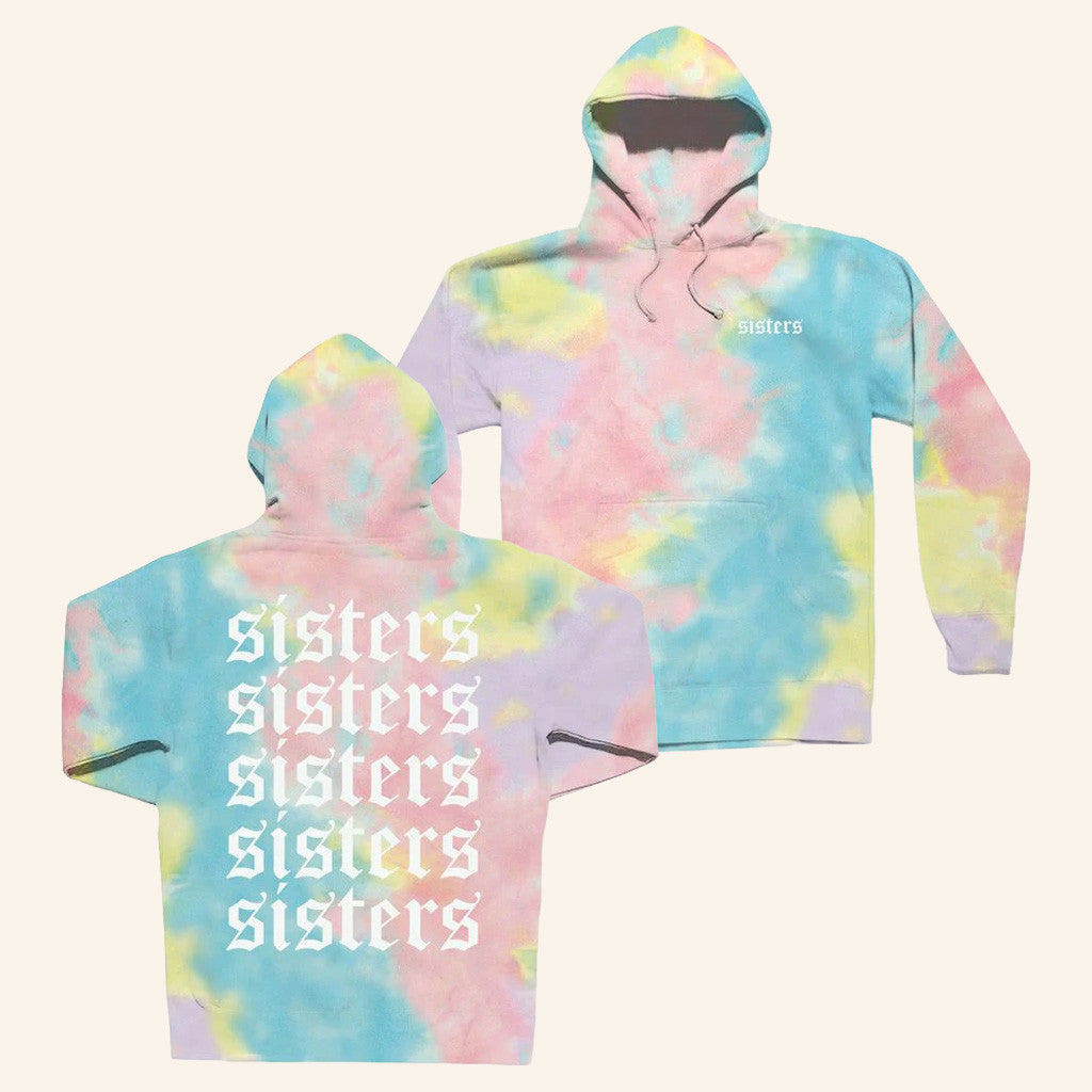 James Charles Merch Sisters Repeating Tie Dye Hoodie Best Gifts For Her - Gypsysystersgift