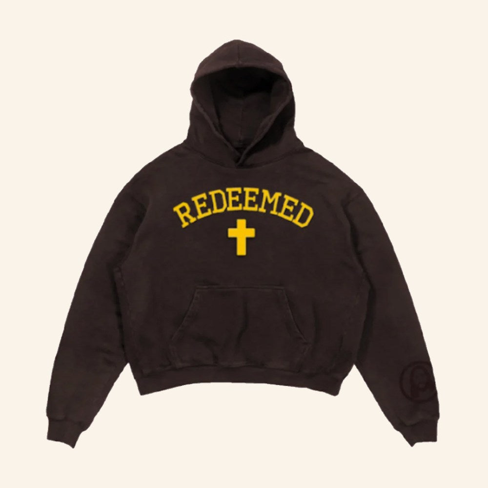Jesus Image Merch Redeemed Hoodie Christian Apparel Christmas Gifts For Boyfriend - Gypsysystersgift