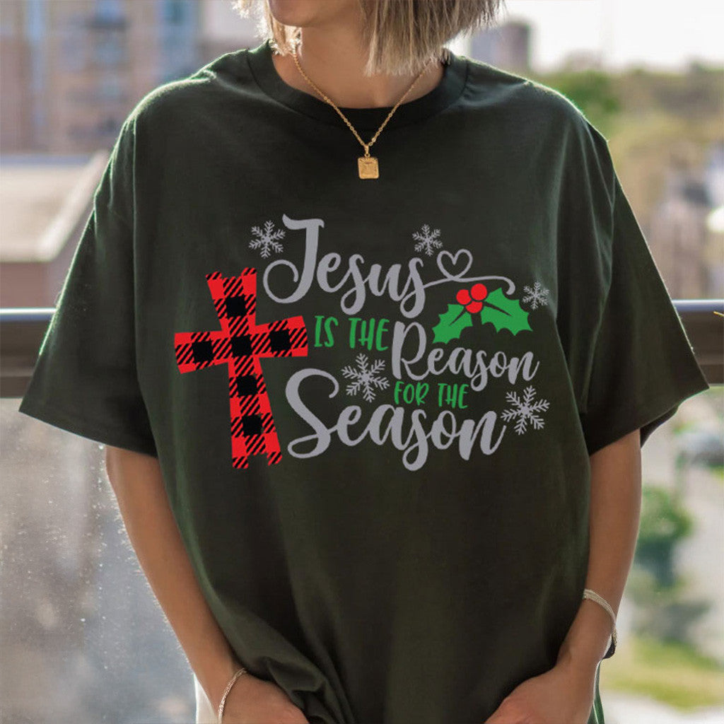 Jesus Is The Reason For The Season Christmas Religious Shirt Christmas Gift Ideas For Her - Gypsysystersgift