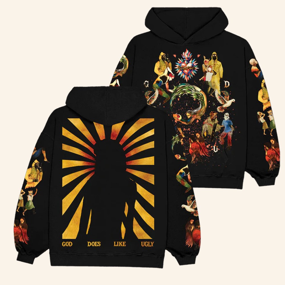Jidsv Merch God Does Like Ugly Hoodie Gifts Ideas For Rap Lovers - Gypsysystersgift