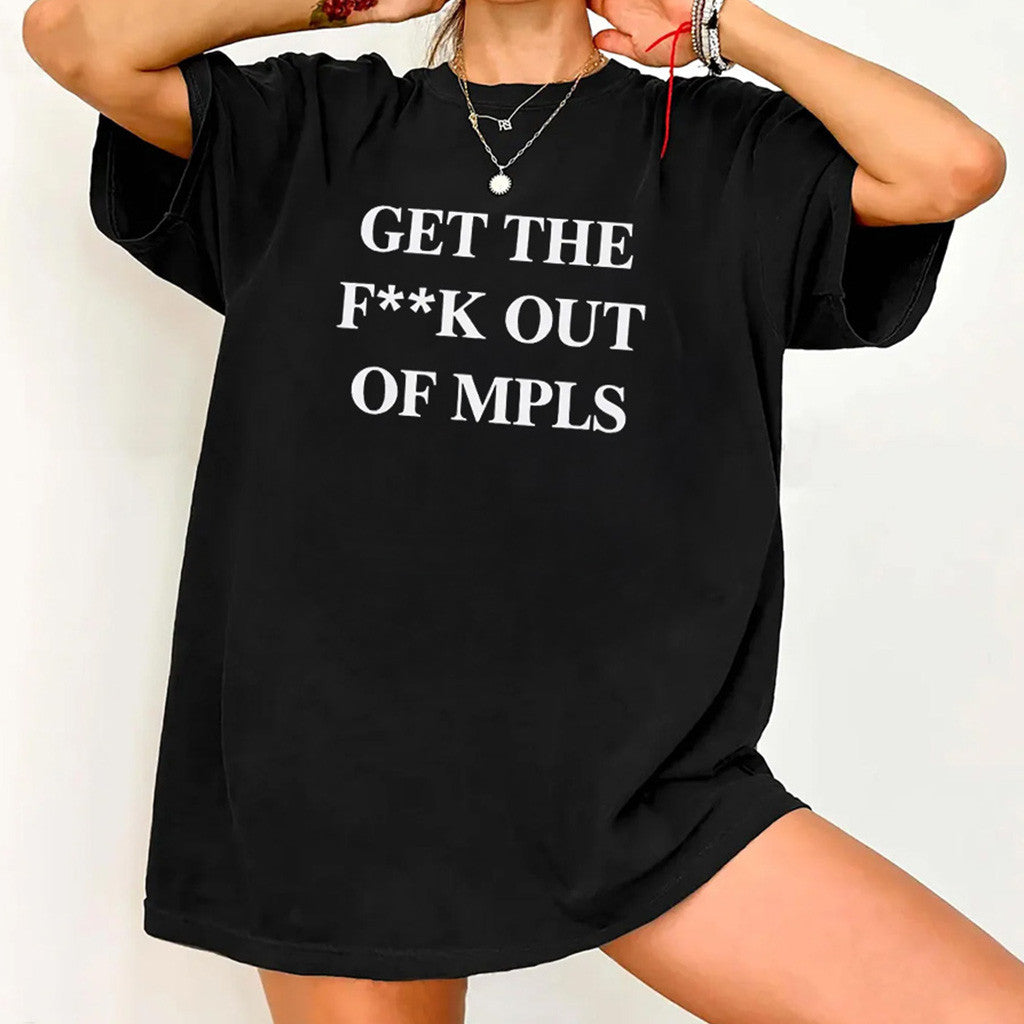 Jimmy Kimmel Get The Fck Out Of MPLS Shirt Abolish ICE Merch T-Shirt Gifts For Her - GypsysystersGift