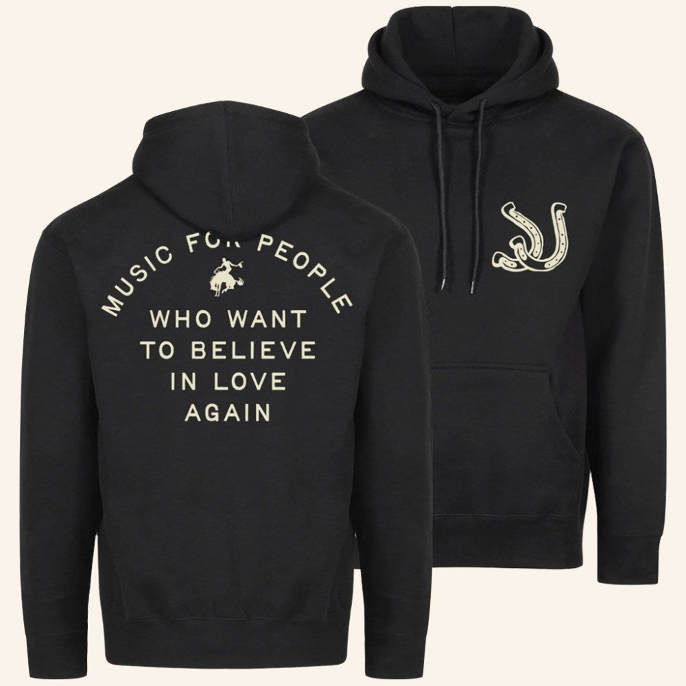 Joe Jonas Merch Horseshoe JJ Hoodie Music Lover Gift Ideas For Him - Gypsysystersgift