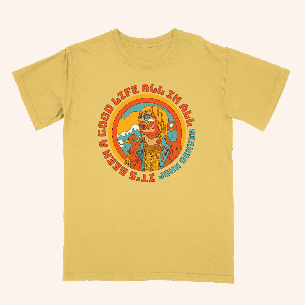 John Denver Merchtable Merch Good Life All In All T-Shirt Birthday Gifts For Music Lovers - Gypsysystersgift