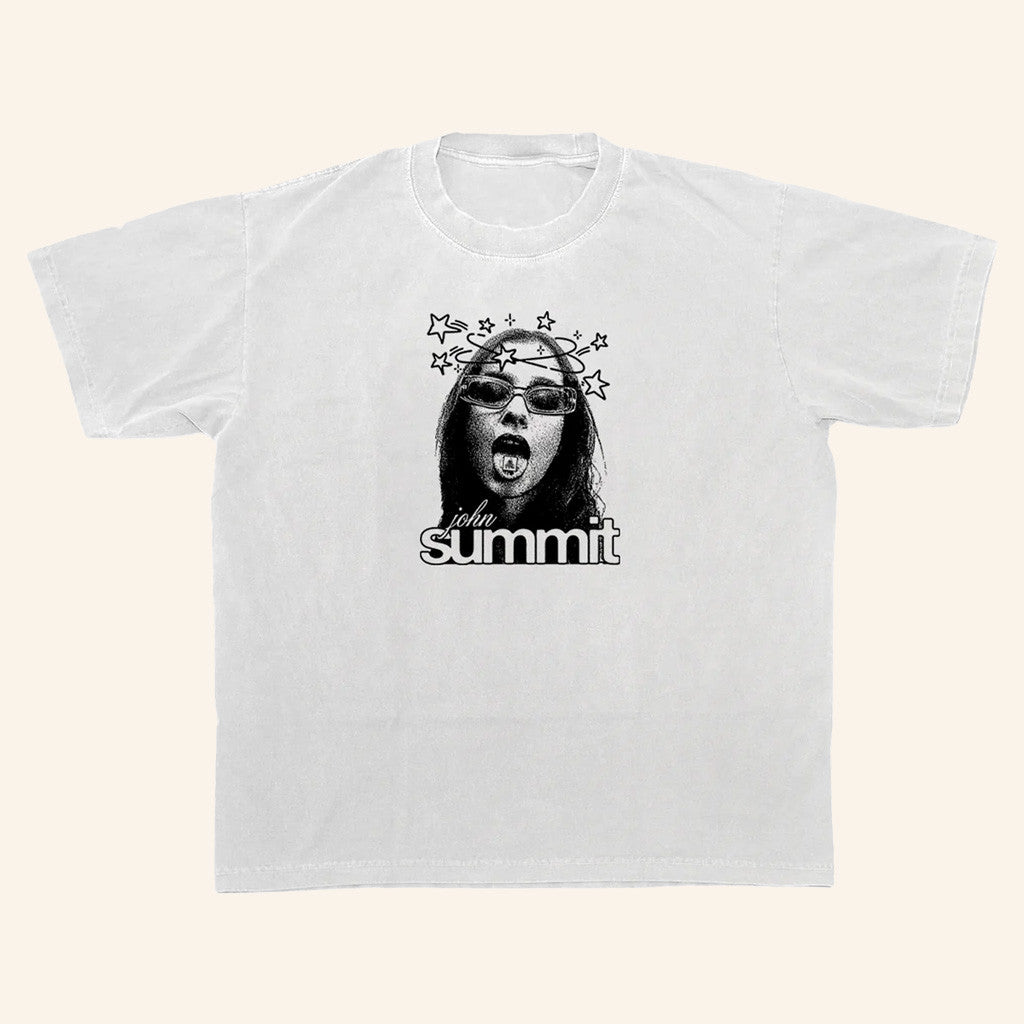 John Summit Merch Dizzy White T-Shirt Music Lover Gift Ideas For Him - GypsysystersGift