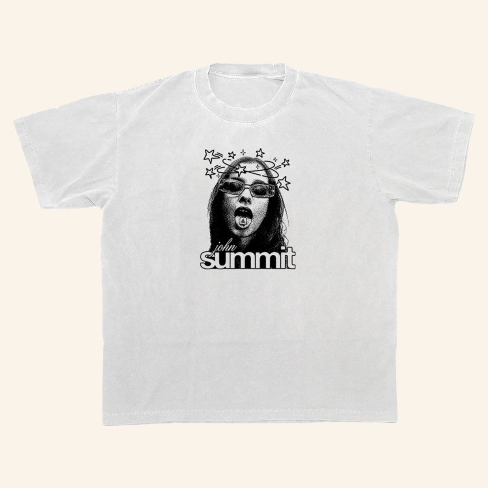 John Summit Merch Dizzy White T-Shirt Music Lover Gift Ideas For Him - GypsysystersGift
