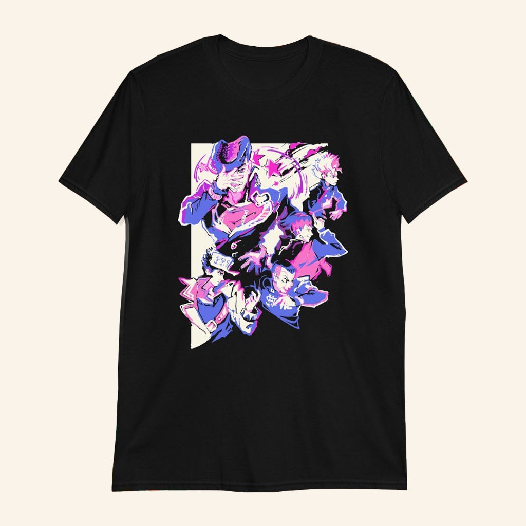 JoJo's Bizarre Morioh-cho Warriors T-Shirt Birthday Gift Ideas For Her - GypsysystersGift