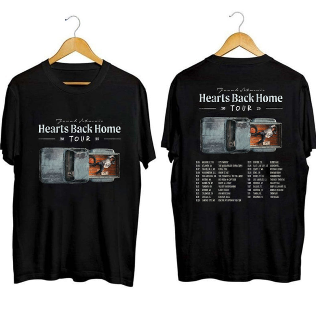 Jonah Marais Hearts Back Home Tour Shirt Jonah Marais Merch Best Gifts For Him - Gypsysystersgift