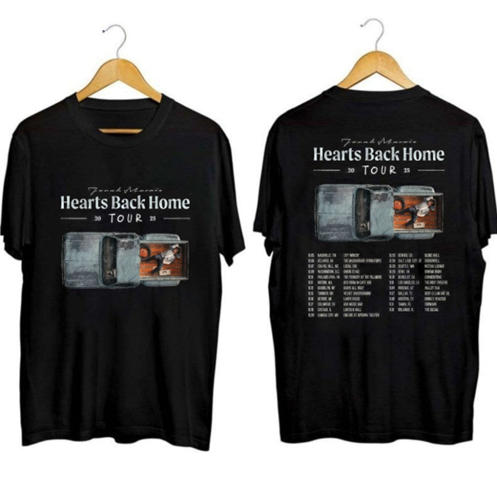 Jonah Marais Hearts Back Home Tour Shirt Jonah Marais Merch Best Gifts For Him - Gypsysystersgift