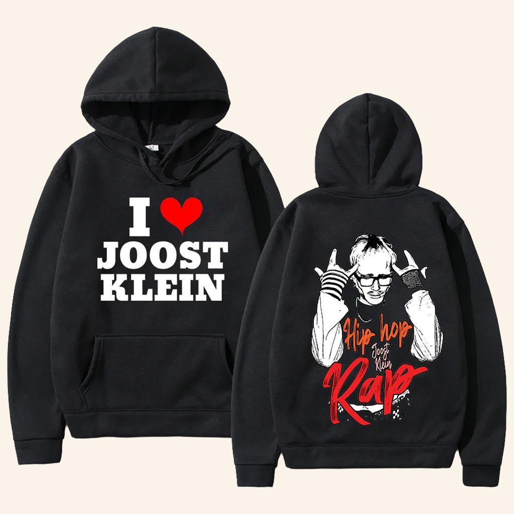Joost Klein Merch I Love Joost Klein Hoodie Gifts For Hip Hop Fans - Gypsysystersgift