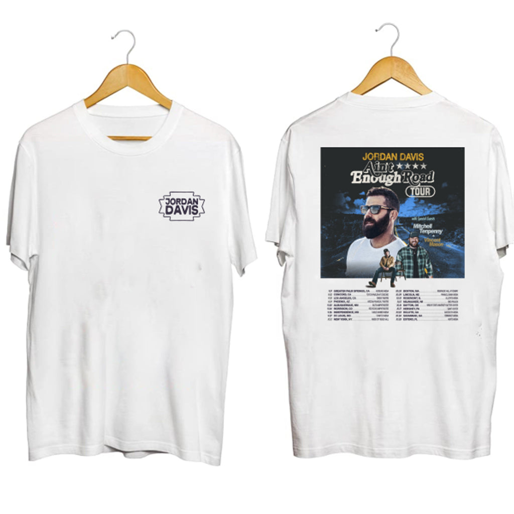 Jordan Davis Ain't Enough Road Tour Shirt Jordan Davis Merch Music Lover Gift Ideas For Him - Gypsysystersgift