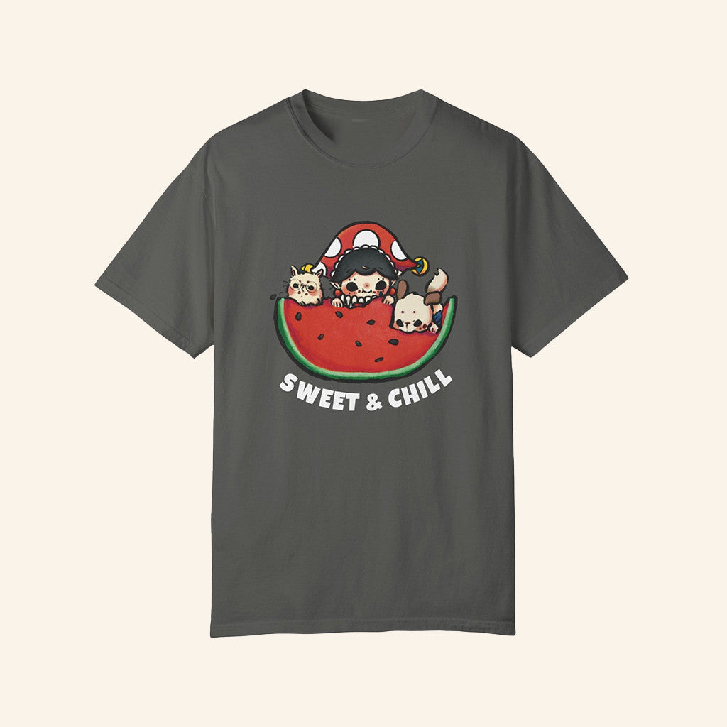JPLAND Merch Watermelon T-Shirt Sweet And Chill Shirt Great Gifts For Him - GypsysystersGift