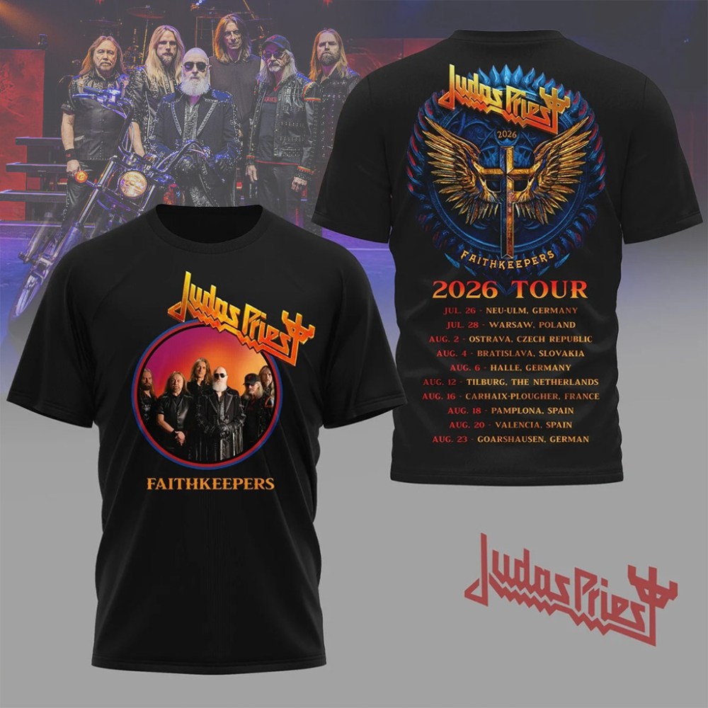 Judas Priest 2026 Tour Faithkeepers Shirt Judas Priest Merch Gifts For Fans - Gypsysystersgift