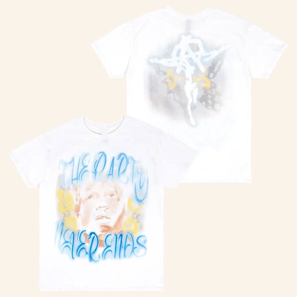 Juice WRLD Merch Seventh Heaven Airbrush T-Shirt Juice WRLD Shirt Gifts For Him - Gypsysystersgift