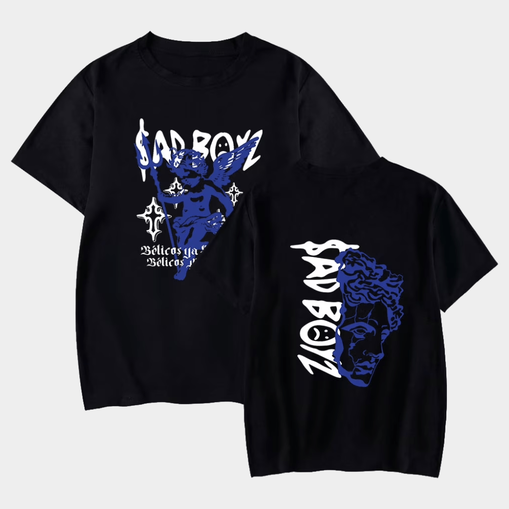 Junior H Merch Belicos Morimos T-Shirt Sad Boyz Shirt Music Lover Gift Ideas For Him - GypsysystersGift