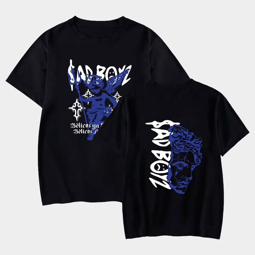 Junior H Merch Belicos Morimos T-Shirt Sad Boyz Shirt Music Lover Gift Ideas For Him - GypsysystersGift