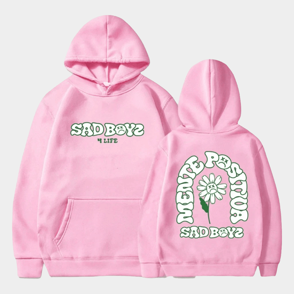 Junior H Merch Sad Boyz 4 Life Hoodie Mente Positiva Hooded Sweatshirt Gifts For Her - Gypsysystersgift