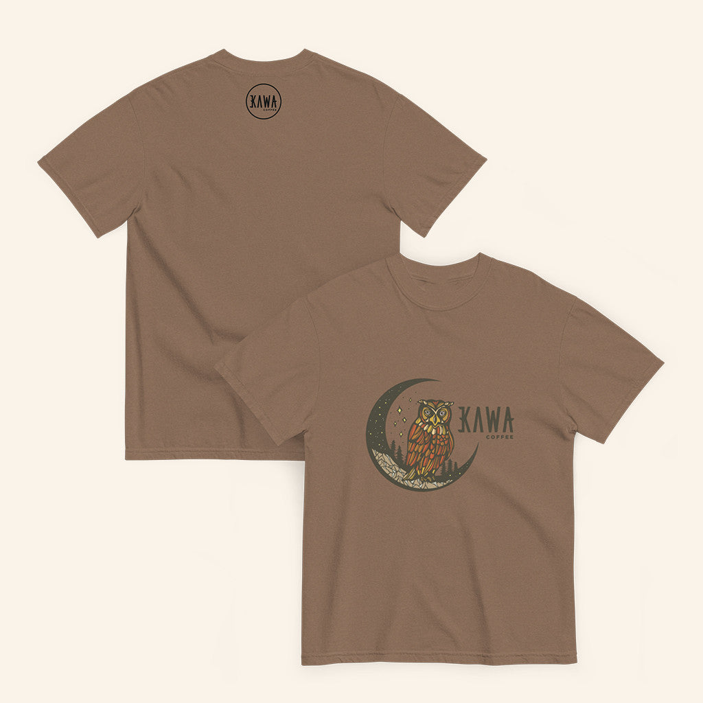Kawa Coffee Merch Espresso Owl T-Shirt Coffee Lovers Gifts For Him - GypsysystersGift