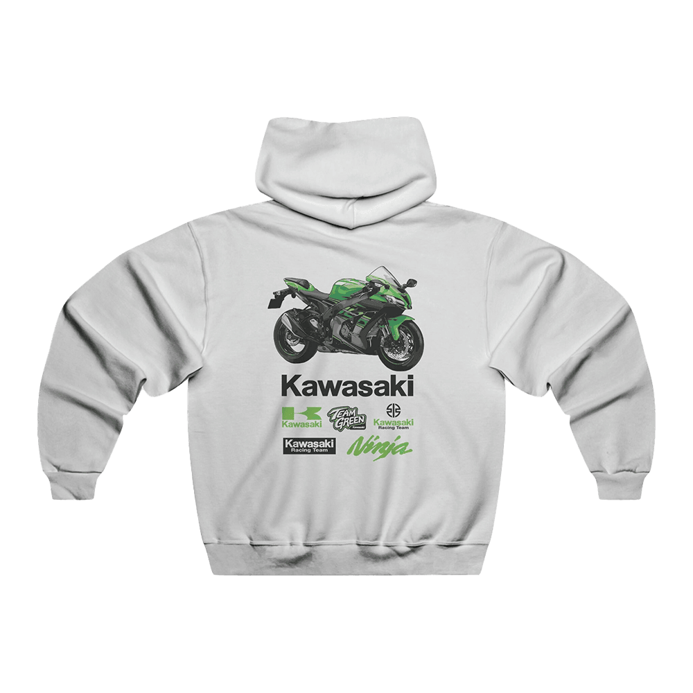 Kawasaki Sweatshirt Kawasaki Racing Team Green Hoodie Awesome Father's Day Gifts - Gypsysystersgift