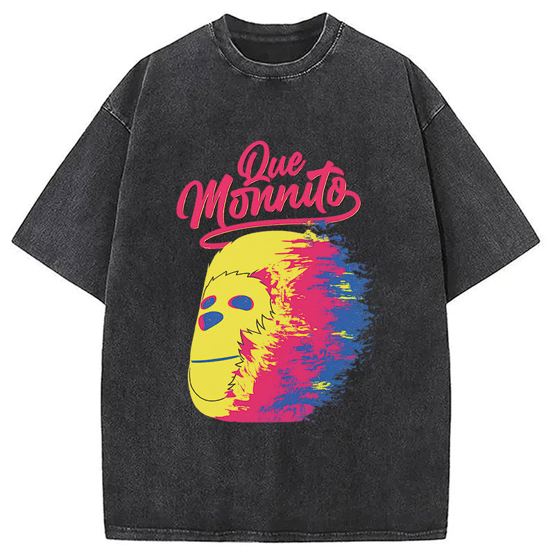 Kemonito What A Monkey Washed T-Shirt Funny Quote Unisex Shirt Gifts For Her - Gypsysystersgift