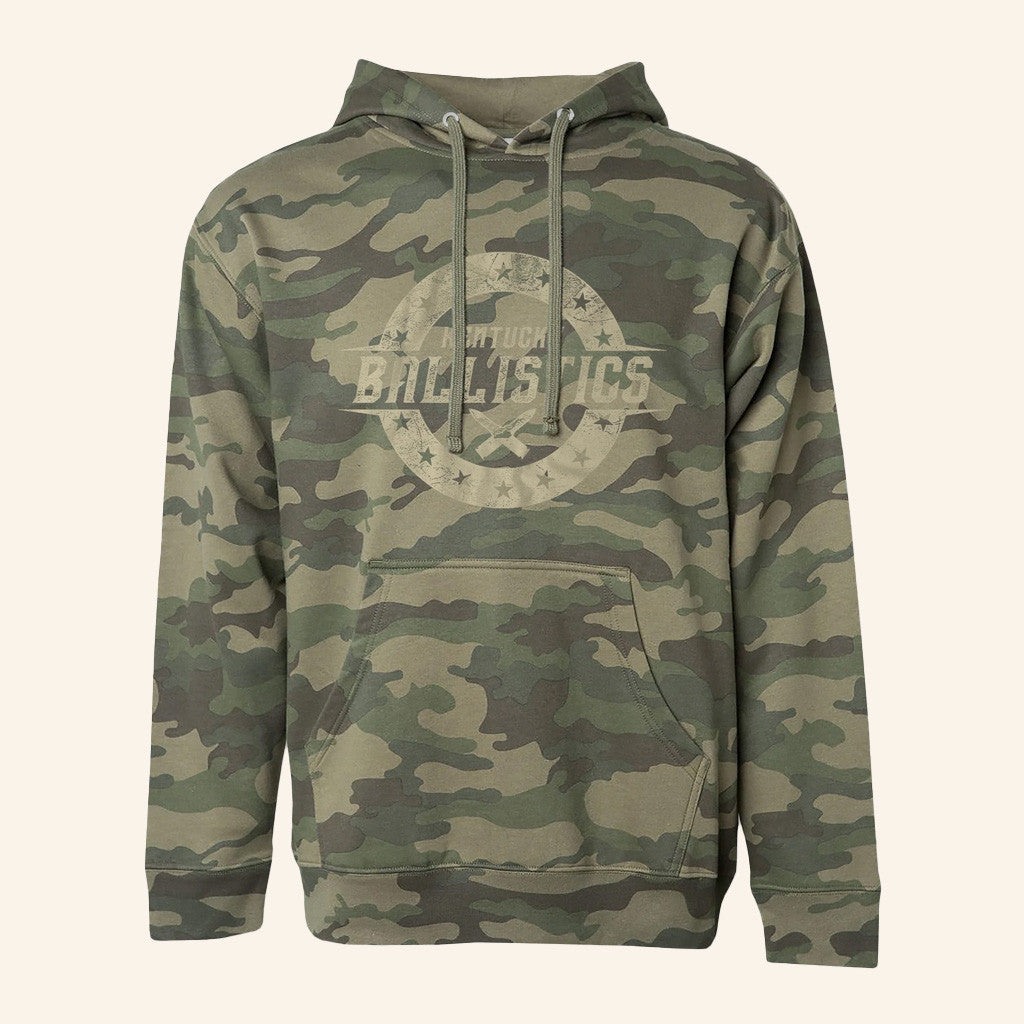 Kentucky Ballistics Merch KB Camo Logo Hoodie Gift Ideas For Dudes - Gypsysystersgift