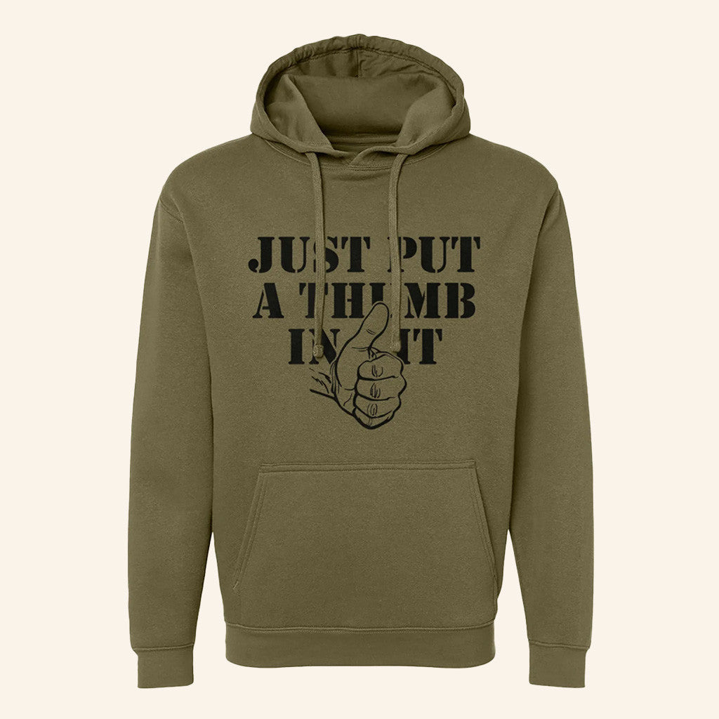 Kentucky Ballistics Merch Put A Thumb In It Hoodie Birthday Gift Ideas For Husband - Gypsysystersgift