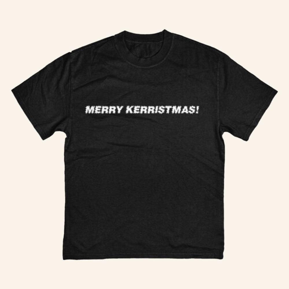 Kerrang Merch Merry Kerristmas Black T-Shirt Christmas Gifts For Him - Gypsysystersgift