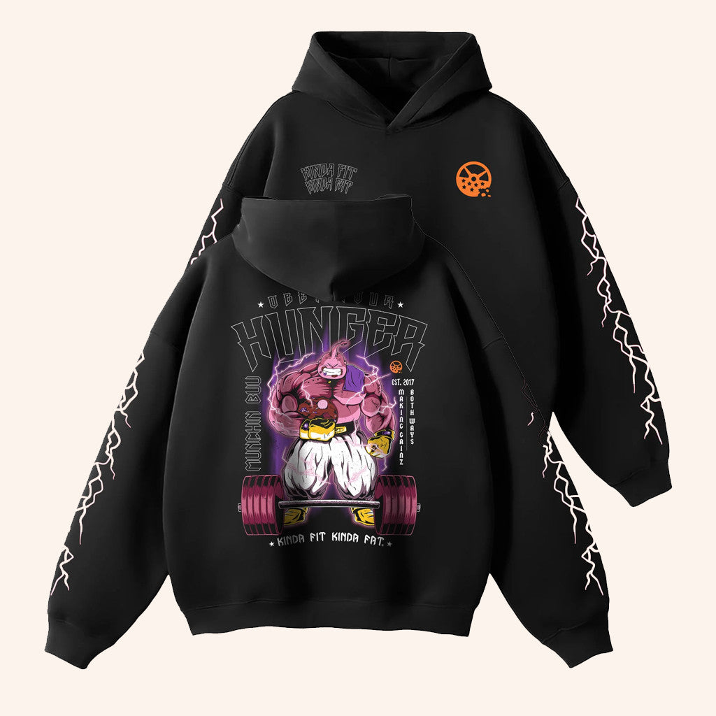 Kinda Fit Kinda Fat Merch Kinda Fit Kinda Fat Munchin Buu Hoodie Gifts For Him - Gypsysystersgift