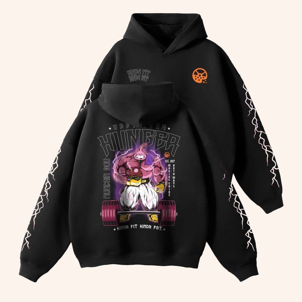 Kinda Fit Kinda Fat Merch Kinda Fit Kinda Fat Munchin Buu Hoodie Gifts For Him - Gypsysystersgift