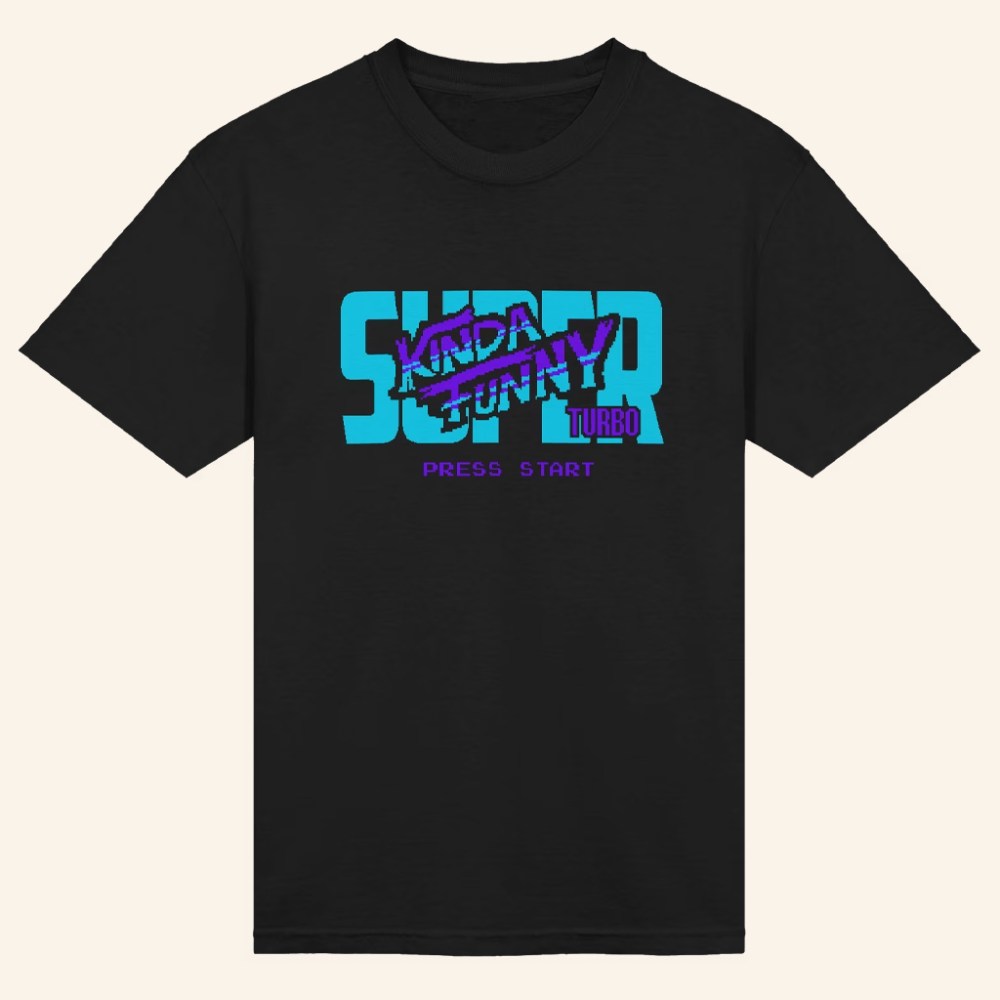 Kinda Funny Merch KF Fighter T-Shirt Super Turbo Press Start Shirt Gifts For Him - GypsysystersGift