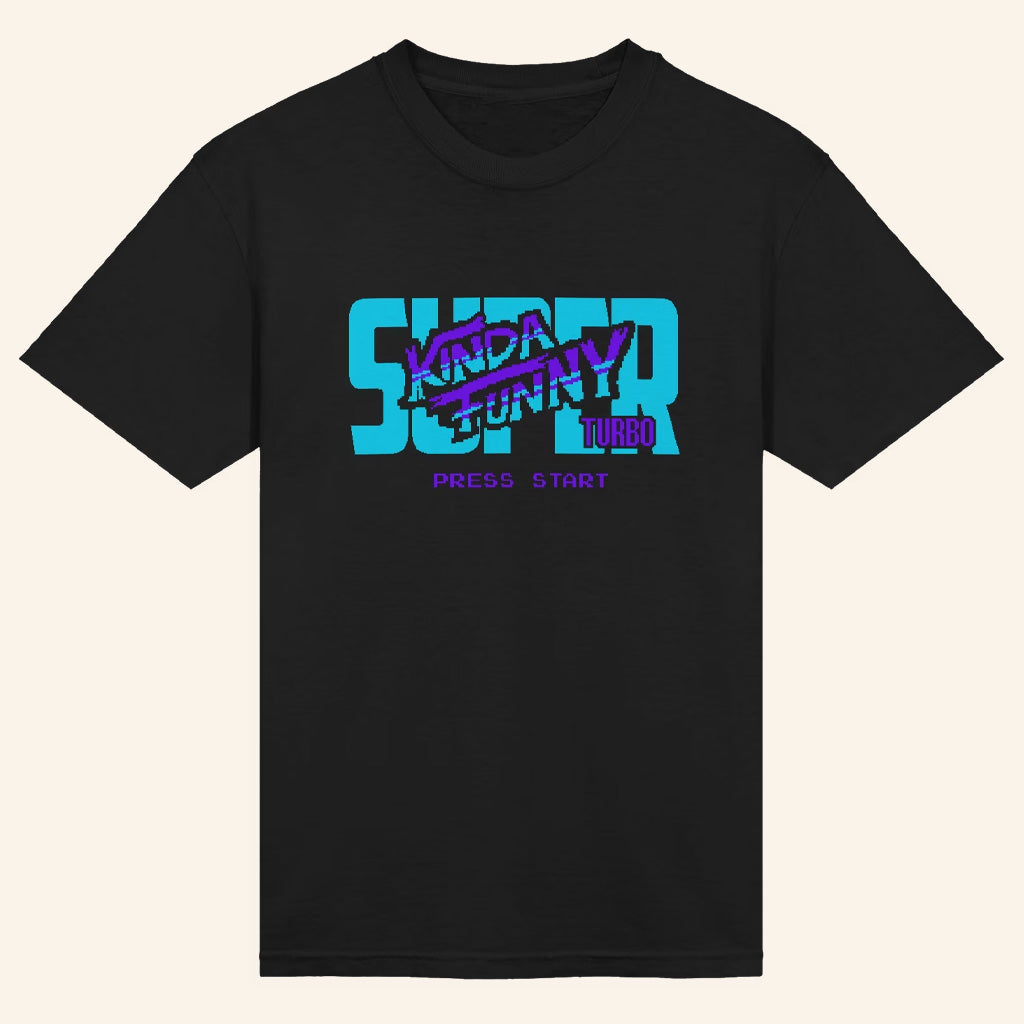 Kinda Funny Merch KF Fighter T-Shirt Super Turbo Press Start Shirt Gifts For Him - GypsysystersGift