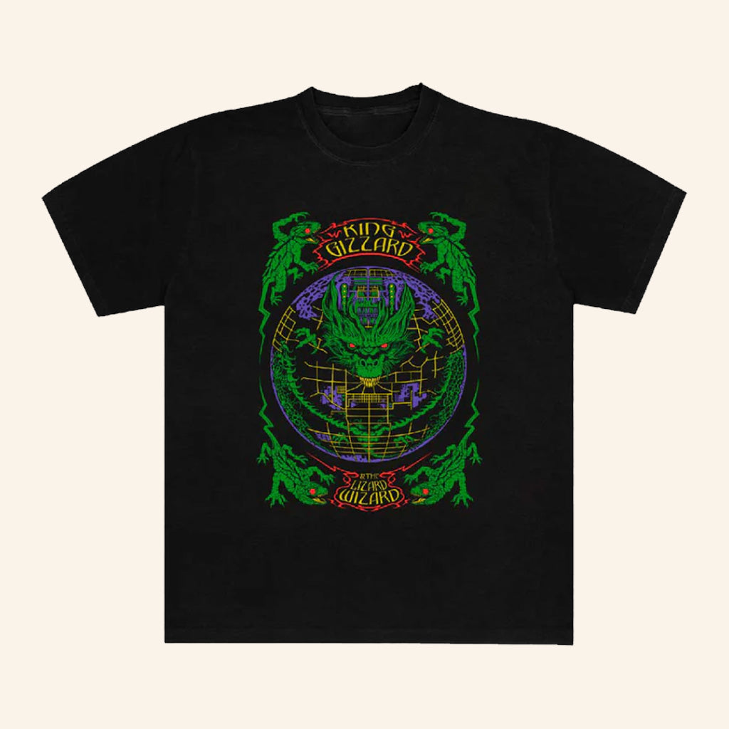 King Gizzard Merch King Gizzard And The Lizard Wizard Electric Lizard T-Shirt Gifts For Him - GypsysystersGift