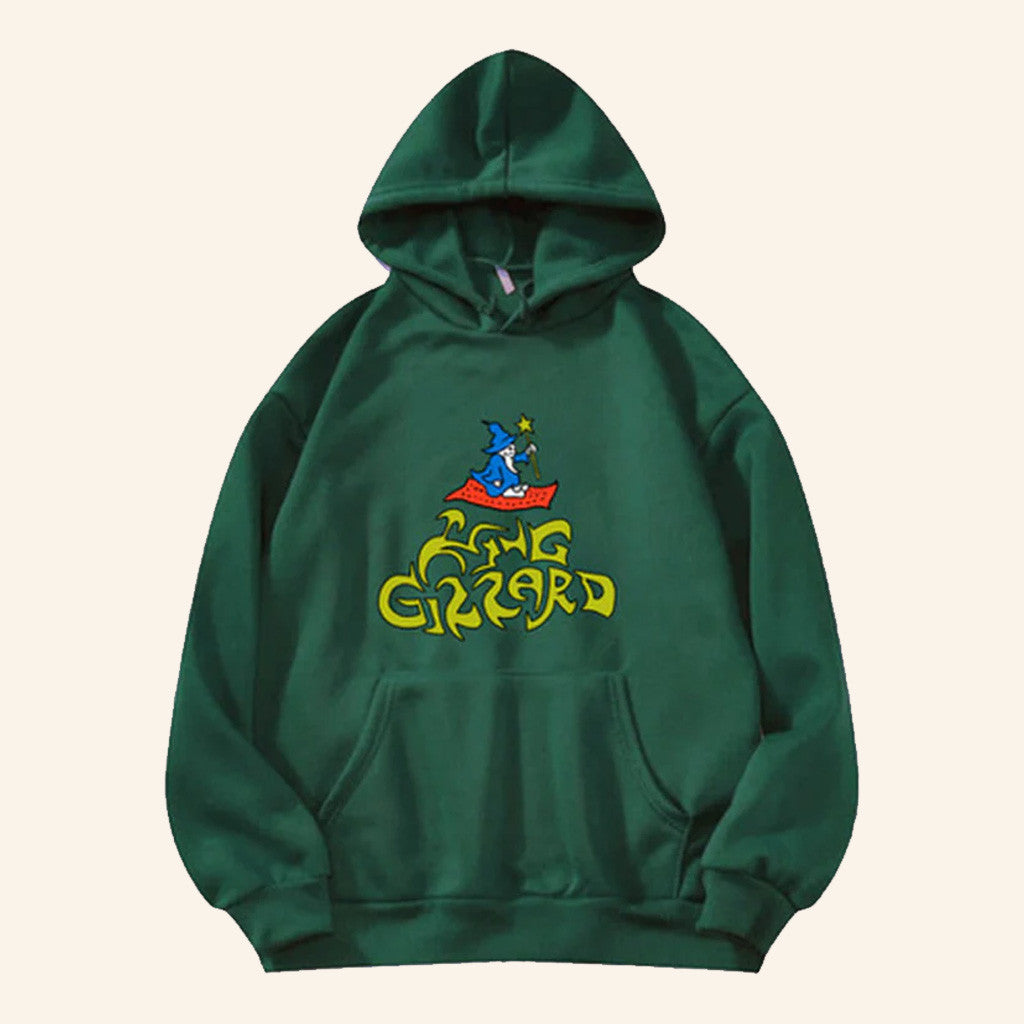 King Gizzard Merch King Gizzard And The Lizard Wizard Wizard Hoodie Xmas Gifts For Him - Gypsysystersgift