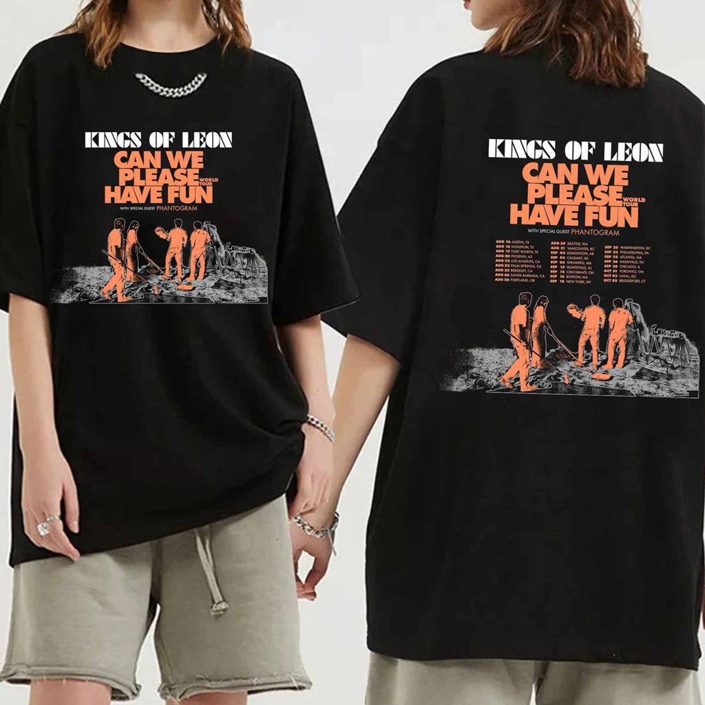 Kings Of Leon Can We Please Have Fun US Tour Shirt Kings Of Leon Merch Gifts For Music Fans - Gypsysystersgift