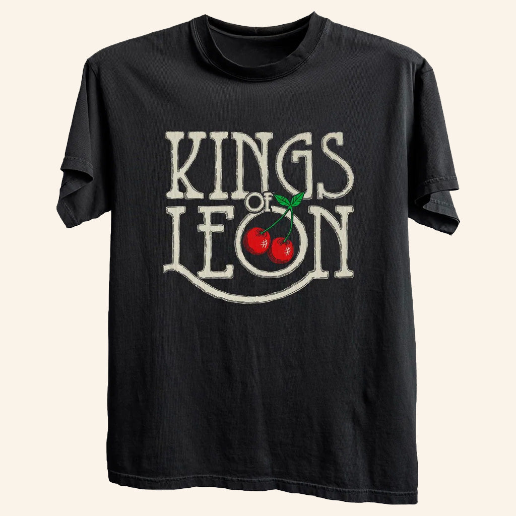Kings Of Leon Merch Retro Cherries T-Shirt Music Lover Gift Ideas For Him - GypsysystersGift
